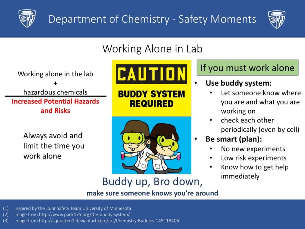 Chemistry Student Safety Committee Johns Hopkins University