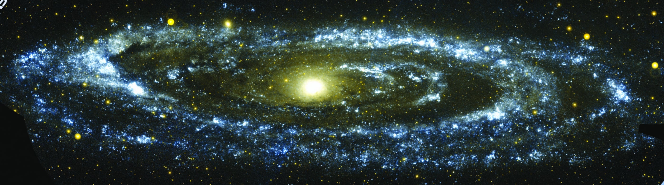 Our nearest big neighbor, the Andromeda Galaxy (M31), seen here in ultra-violet light as detected by the GALEX satellite