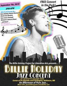 Billie Holiday flyer