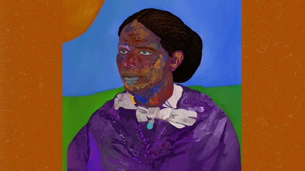 Image: Terry Thompson, The Poet. Digital oil and oil stick using a stylus on iPhone, 20″ x 20″, printed on archival paper. 1 of 1 executed in 2025.

The image is a recreation of a notable image of Frances Ellen Watkins Harper.

Terry Thompson has created a significant body of work using his iPhone to make digital paintings, which are subsequently published as archival pigment prints. These digital works often feature figurative portraits of women and famous figures that are rarely seen in his oil-on-canvas paintings.