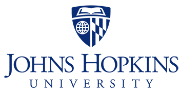 Johns Hopkins logo and shield