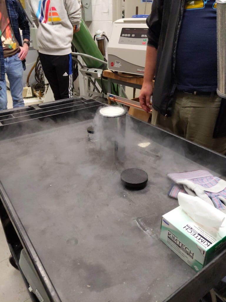 A superconducting magnet demonstration