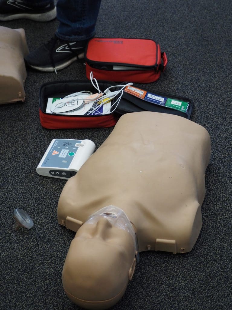 An adult CPR dummy