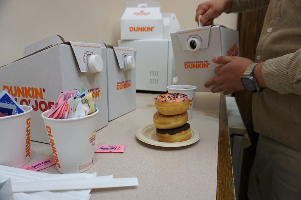 donuts and coffee