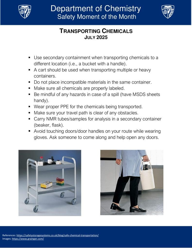 Transporting Chemicals