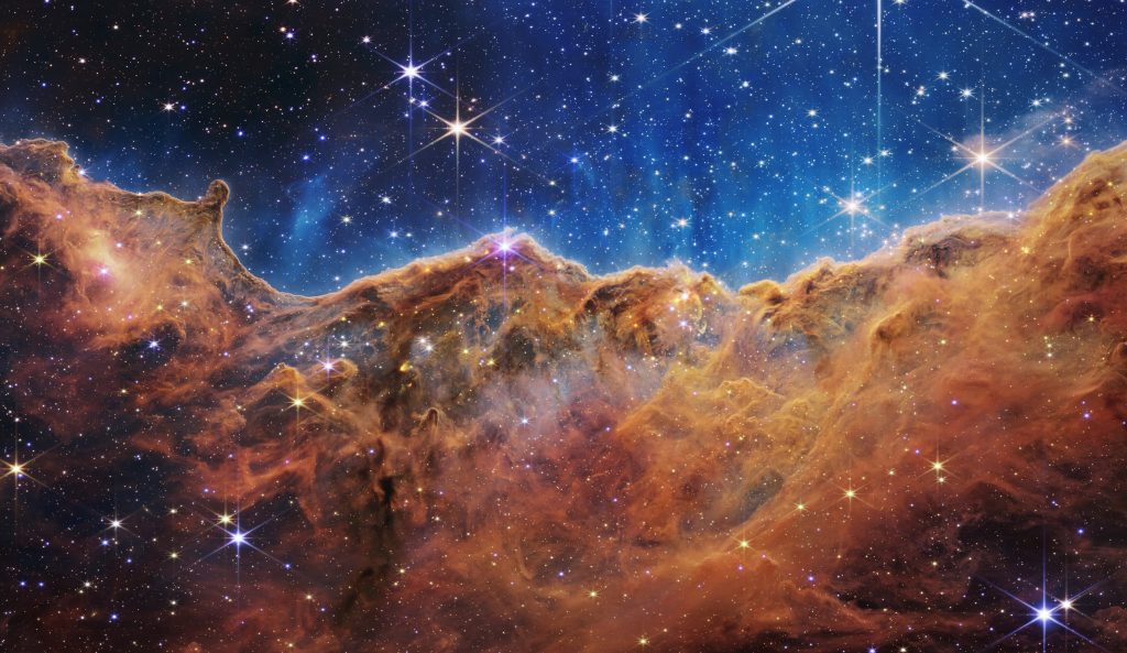 First WEBB images: Carina Nebula
(Credits: NASA, ESA, CSA, and STScI)