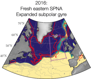 New NSF project on impacts freshwater on the subpolar North Atlantic Ocean