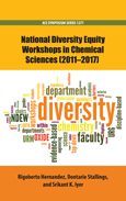 Cover of Book on NDEWs from 2011-2017. The title is shown at the top, and a word cloud emphasizing diversity is shown at the center.