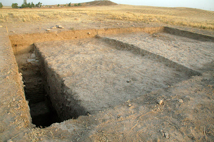 Lower Town South, view of trench.