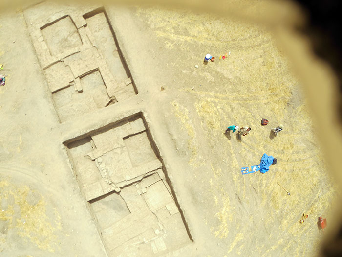 Excavation from above