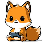 Fourth grade Fran the Fox holding a gaming controller.