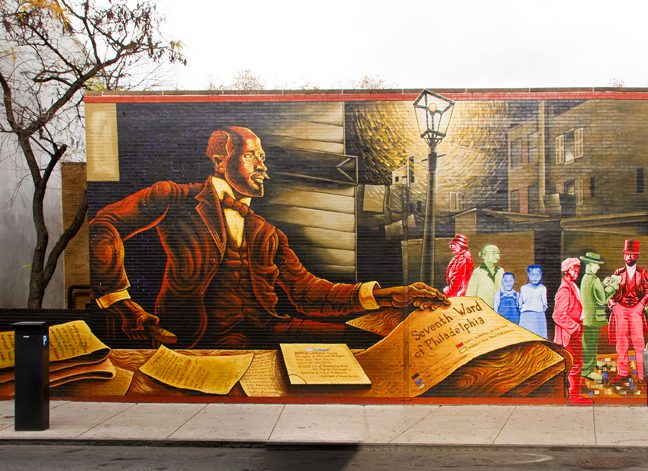 Du Bois mural in Philadelphia